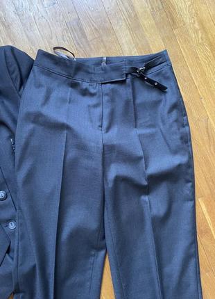 Костюм пиджак белки галстук прямые брюки короткий пиджак2 фото