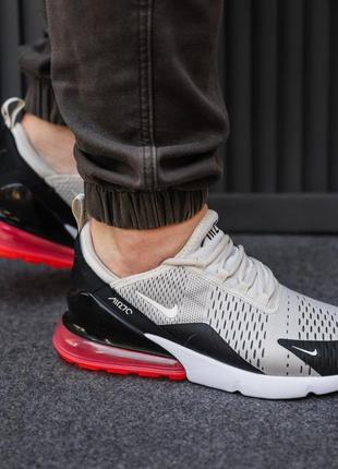 Логокие серые кроссовки nike air max 270 серые мужские кроссовки nike air max 270 серые кроссовки найк2 фото