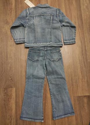 Костюм джинсовий дитячий на 4-5 років2 фото