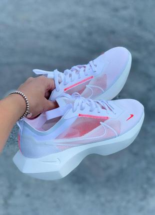 Кроссовки сетка nike vista lite white/red