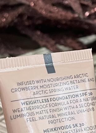 Оригинальнал lumene stay weightless foundation longwear mineral spf 30 легкая...