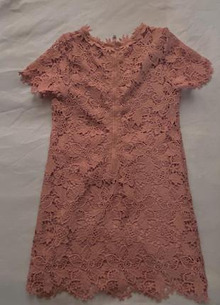 Нежно розовое платье3 фото