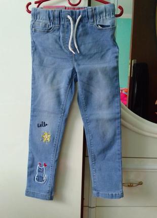Новые джинсы 110 см1 фото
