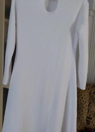 Платье белое с переливом2 фото
