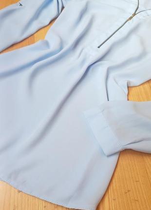 Шикарна блакитна блуза туніка кофта парі кофточка блузочка select3 фото