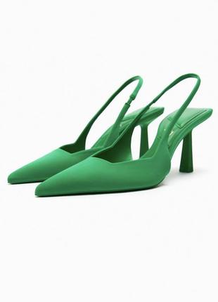 Туфли на каблуке zara