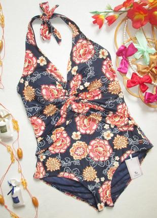 Шикарный слитный купальник в цветочный принт tu 06.23 🌺💛🌺