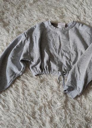 Укороченный худи толстовка guicy couture