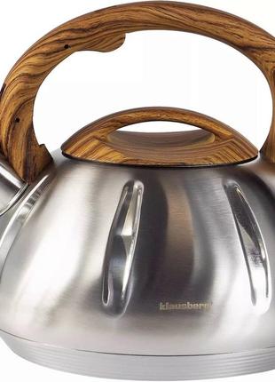 Чайник зі свистком klausberg kb-7281 3 л.3 фото