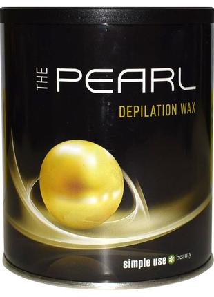 Полімерний плівковий віск "the pearl gold" 800мл tm simple use beauty