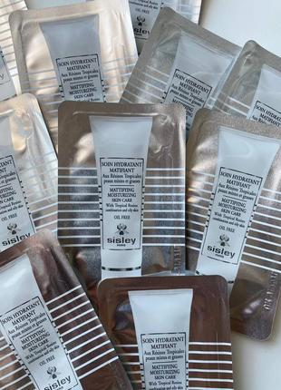 Зволожувальний матуючий крем зтрпічними смолами sisley mattifying moisturizing skin care пробник 4ml1 фото
