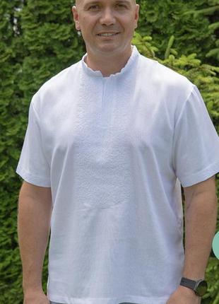 Біла чоловіча вишиванка