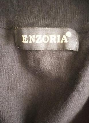 Черное вискозное теплое платье на худенькую девушку, enzoria3 фото