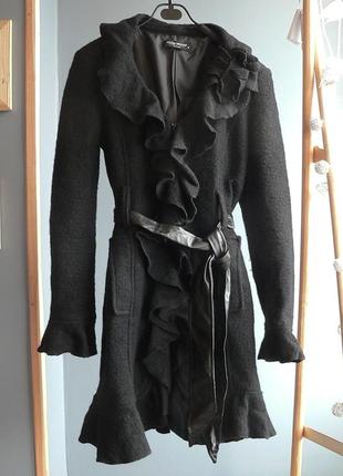 Шерстяное пальто rinascimento размер s3 фото