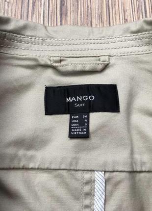 Піджак, жакет mango, розмір s. колір беж, кемел4 фото