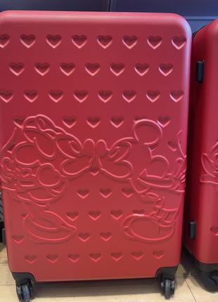Яскрава валіза велика mickey mouse  чемодан большой міккі маус1 фото