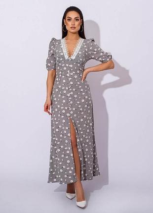 Длинное летнее платье миккели