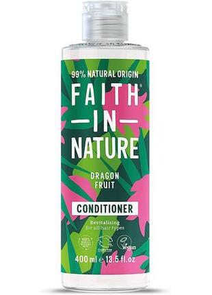 Відновлювальний кондиціонер з екстрактом пітайї faith in nature natural dragon fruit conditioner 400 мл8 фото