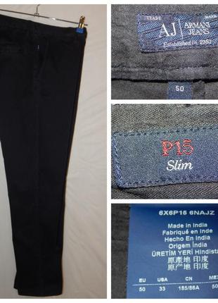 Брюки chino из эластичного хлопка slim fit armani jeans9 фото