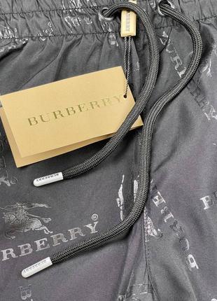 Мужские плавки burberry / качественные плавки в черном цвете на лето4 фото