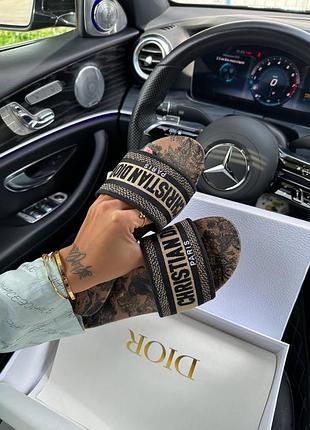 Шлепанцы в стиле dior dway 🔝