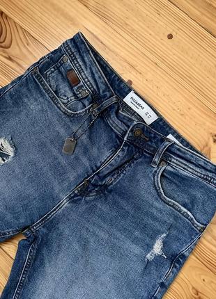 Крутые джинсовые шорты pull &amp; bear4 фото