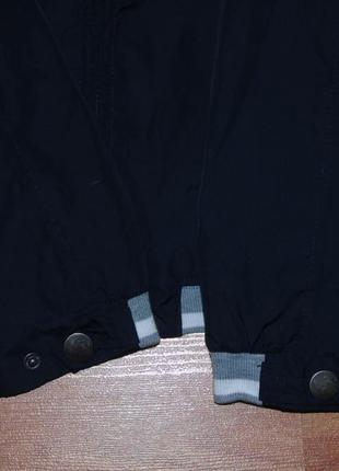 Стильна синя куртка,вітровка,курточка,бомбер,9-10 років, 134,1403 фото