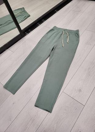Стильні укорочені брюки котон 6 кольорів стегна 93-100см9 фото