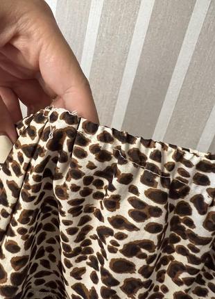 Мини юбка в леопардовый принт shein5 фото