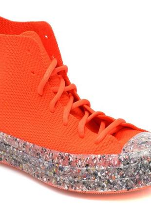 Converse renew chuck 70 knit 170865c unisex orange high top trainers shoes hs457