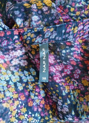 Блуза креп-шифон у квіти7 фото