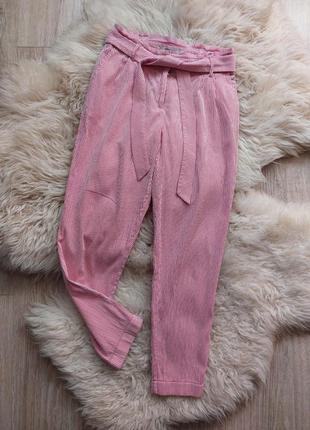 💜💙💛 легкие брюки в полоску/ рубчик