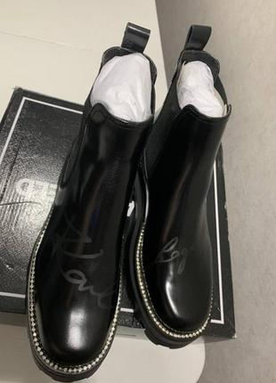 Ботинки челси karl lagerfeld кожаные