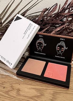 Оригінал палетка бронзер рум’яна diego dalla palma universal duo shaping face palette 325 оригинал палетка брозатор румяна