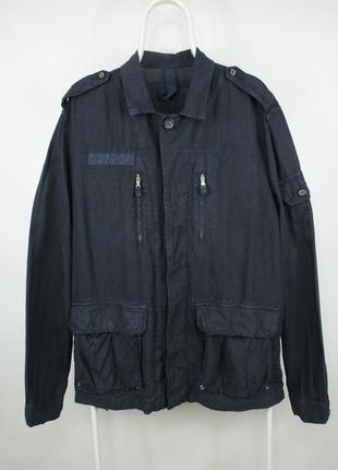 Льняная итальянская люкс куртка 120% lino jacket
