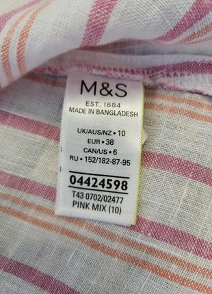 Майка m&amp;s размер м 100% лён5 фото