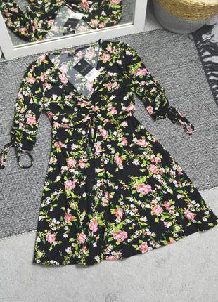 Новое цветочное платье topshop