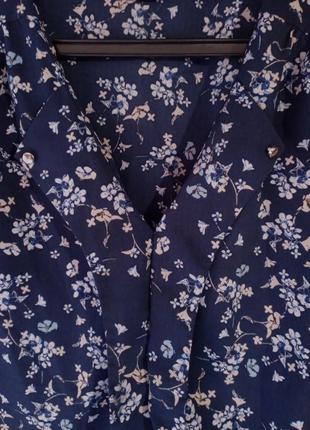 Блуза в мелкие цветы, кофточка atmosphere, eur 10/383 фото