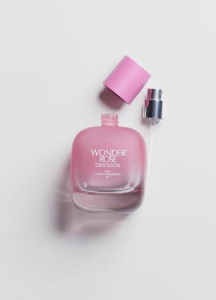 Парфюм zara wonder rose obsession 90ml в индивидуальной упаковке3 фото