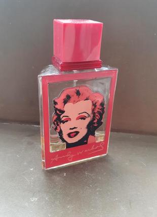 Чувственный женский парфюм marilyn rouge от andy warhol остаток от 50 мл