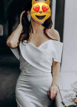 Елегантна весільна сукня маленького розміру силует рибка1 фото