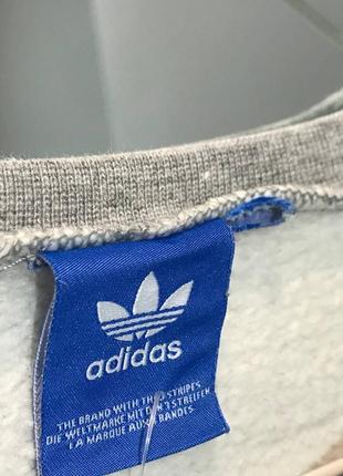 Свитшот adidas кофта лампасы бег лого4 фото