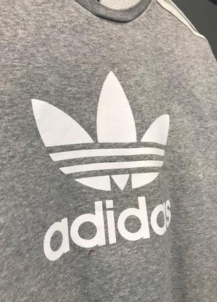 Свитшот adidas кофта лампасы бег лого5 фото