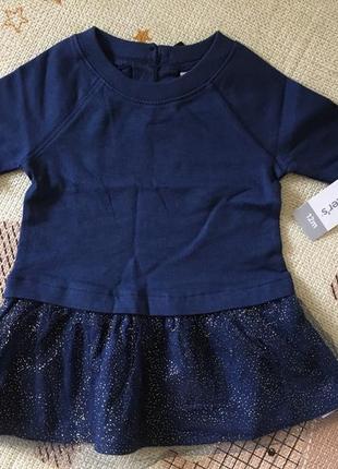 Сукня carters рукав 3/4 на 6-9 місяців зростання до 76см