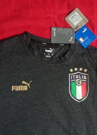 Брендовая фирменная хлопковая футболка puma italy 🇮🇹, оригинал,новая с бирками,размер s-m.
100% бавовна.3 фото