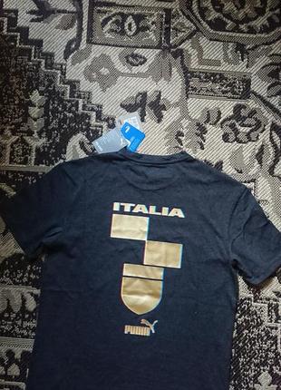 Брендовая фирменная хлопковая футболка puma italy 🇮🇹, оригинал,новая с бирками,размер s-m.
100% бавовна.2 фото