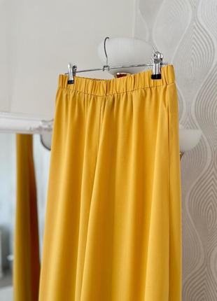 Прямые брюки размера xs от shein в желтом цвете2 фото