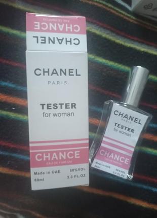 Женский супер аромат тестер chanel chance eau de parfum