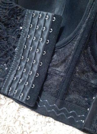 Топ бюстьє корсет з чашками