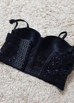 Топ бюстьє корсет з чашками